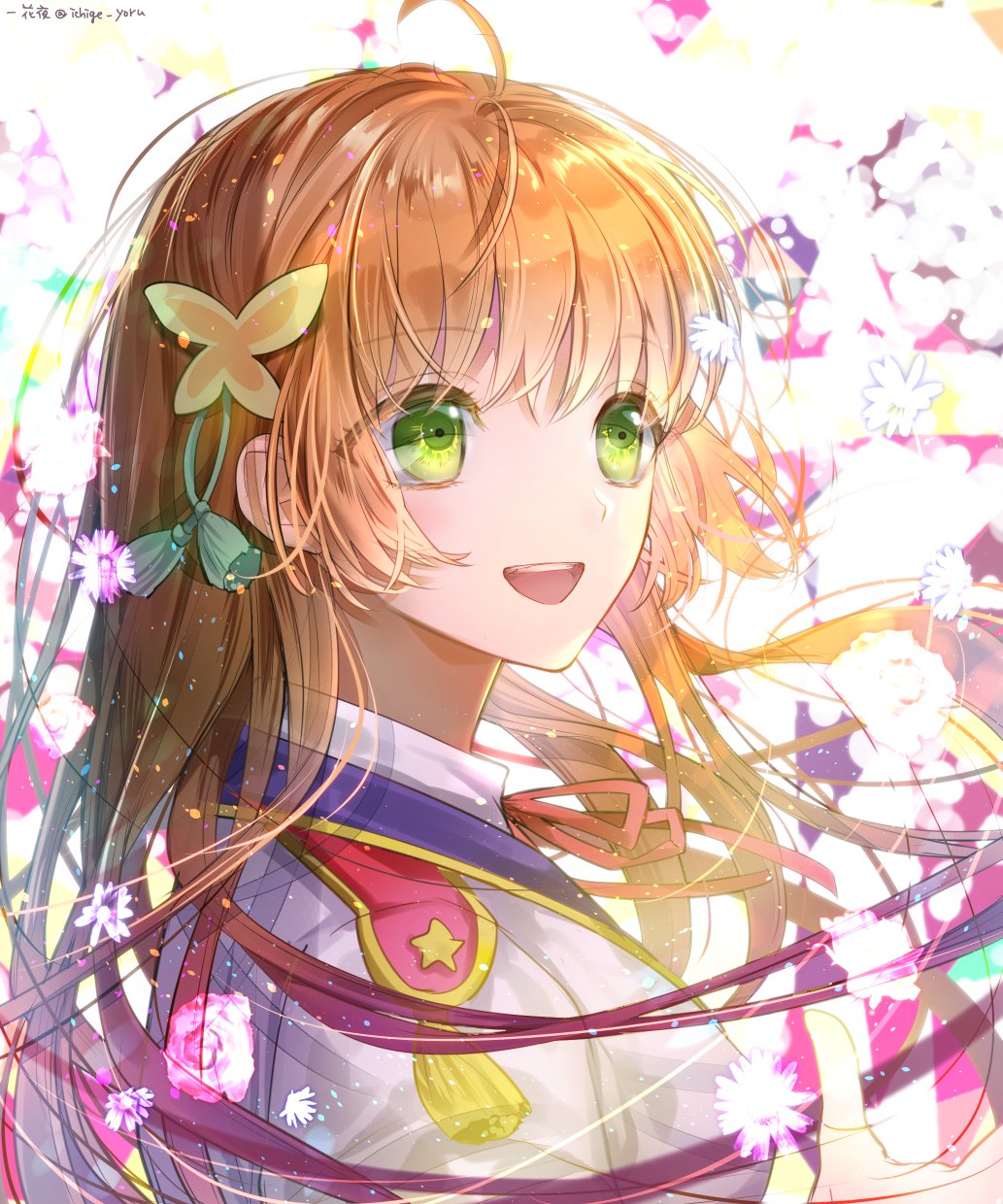 aigasaki_kohana, green_eyes, ichige_yoru, magic_kyun!_renaissance, orange_hair