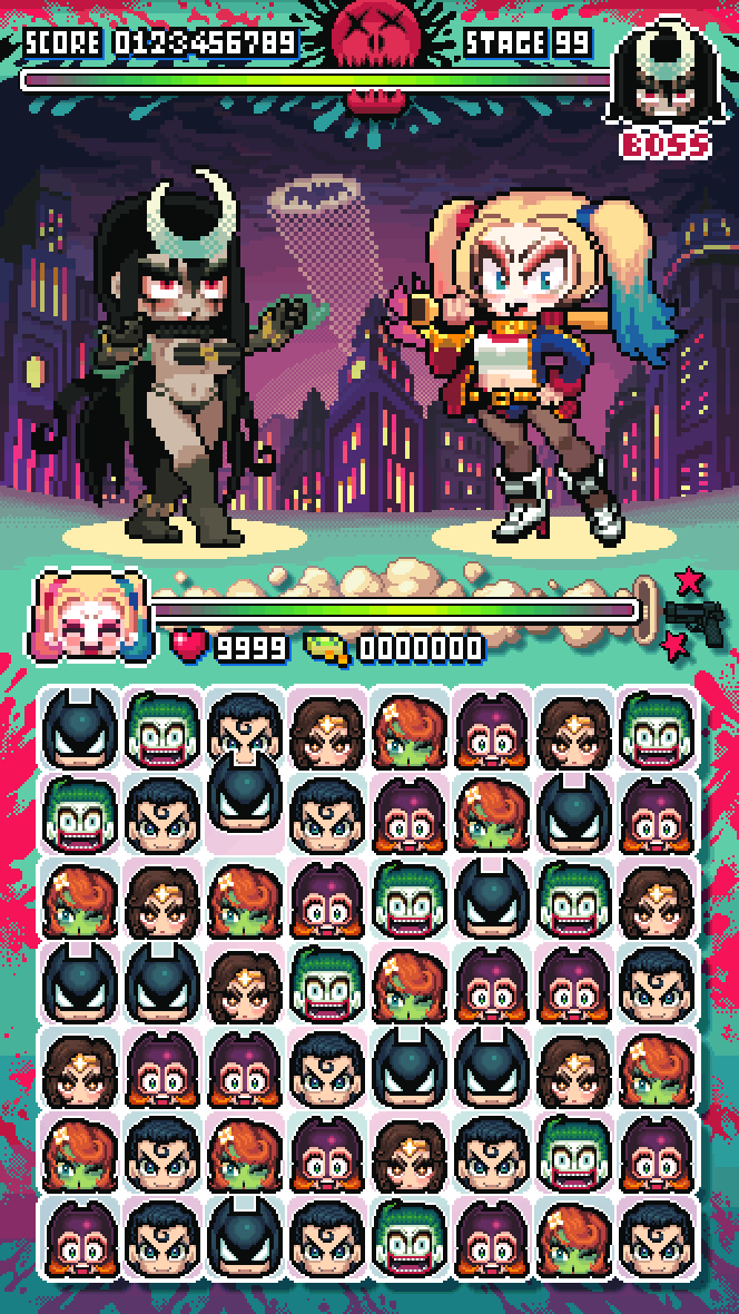 animated, animated_gif, baseball_bat, batgirl, batman, batman_(series), black_hair, bouncing_breasts