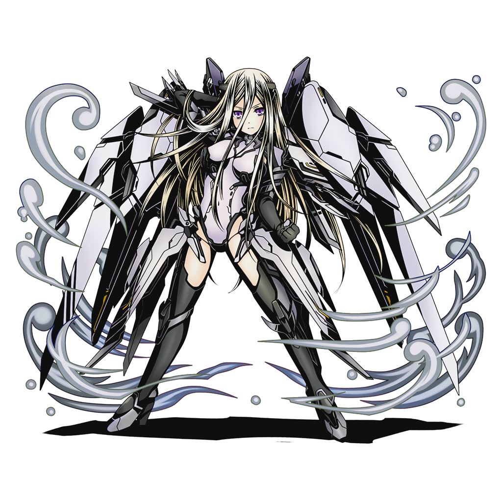 1girl, breasts, breasts_apart, character_request, covered_navel, date_a_live, divine_gate, ellen_mira_mathers