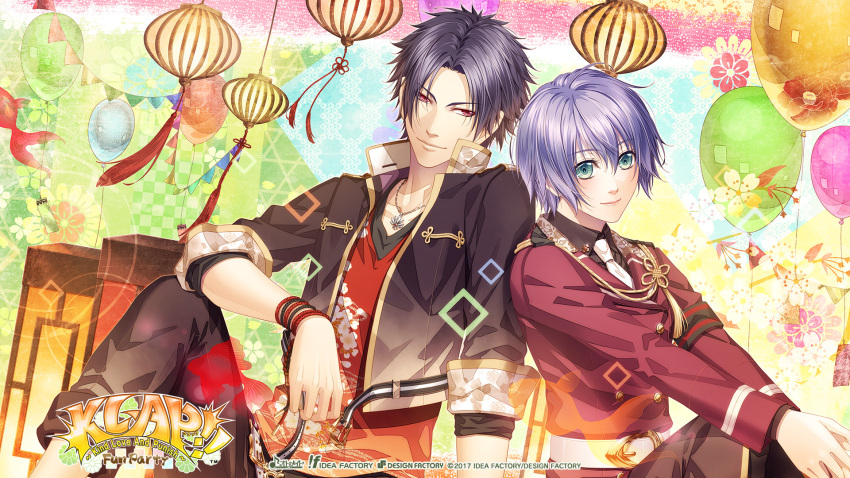 black_hair, kawahito_yasutake, klap!!, mimisaka_toma, red_eyes, yamashiro_koyomi