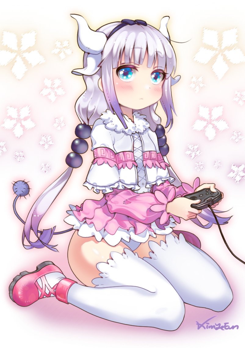 1girl, bangs, beads, black_ribbon, blue_eyes, blunt_bangs, blush, capelet