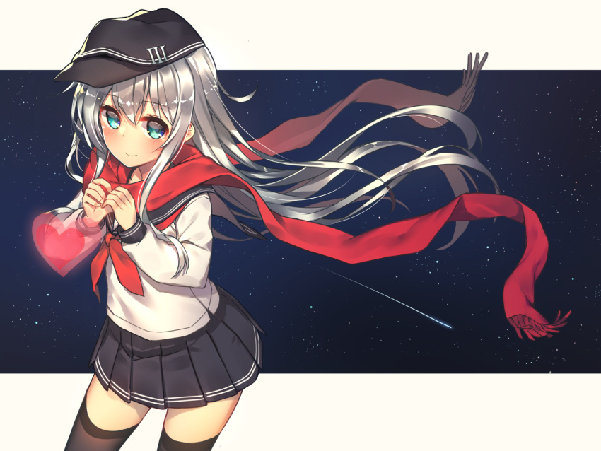 1girl, aqua_eyes, bangs, black_legwear, black_skirt, blue_eyes, blush, closed_mouth