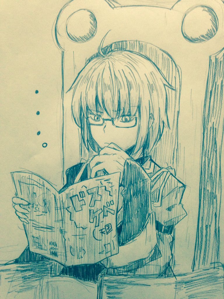 ..., 1boy, ahoge, bangs, bridal_gauntlets, chair, closed_mouth, commentary_request