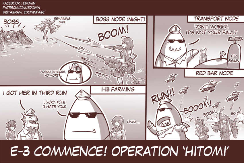 abyssal_twin_hime_(black), abyssal_twin_hime_(white), admiral_(kantai_collection), aircraft, aircraft_carrier_hime, ashigara_(kantai_collection), bomb, defense_of_the_ancients