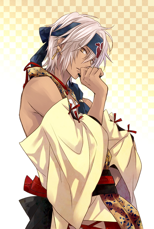 kei_(ken_ga_kimi), ken_ga_kimi, samako, white_hair, yellow_eyes