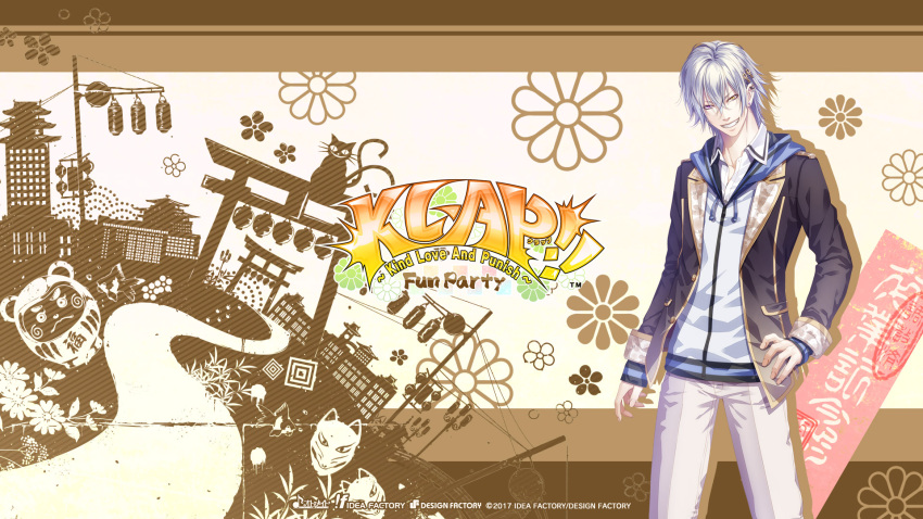 kawahito_yasutake, klap!!, suo_sosuke, white_hair, yellow_eyes