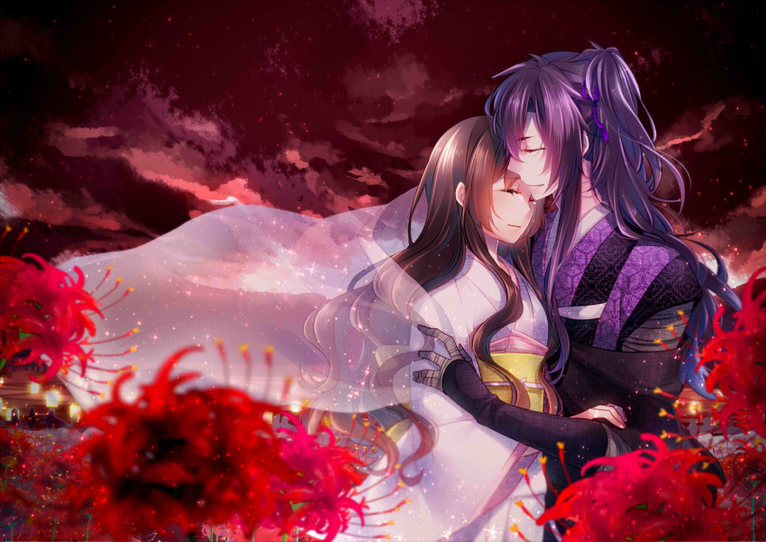 brown_eyes, brown_hair, kayo_(ken_ga_kimi), ken_ga_kimi, tzusuramaru_(ken_ga_kimi), yamika