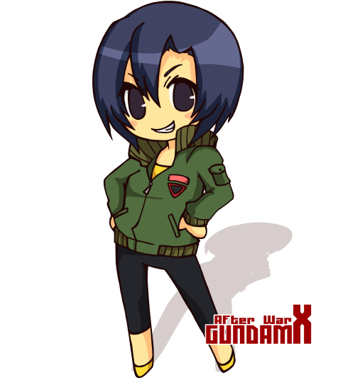 chibi, gundam, gundam_x, natsuki_(artist), paula_cis