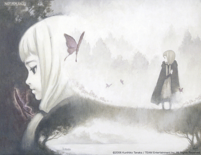 1girl, 2006, 2girls, album_cover, artist_name, atelier_(series), atelier_iris_grand_phantasm, bangs
