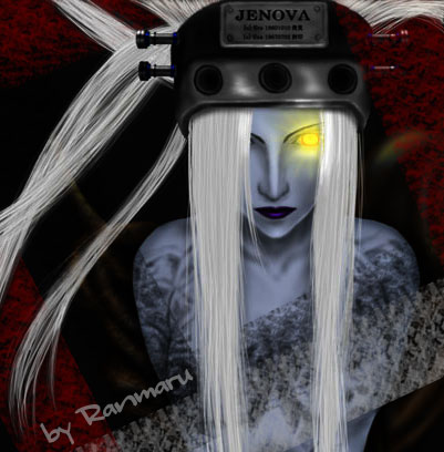final_fantasy_vii, jenova, long_hair, lowres, ranmaru, salia-strife, solo, white_hair