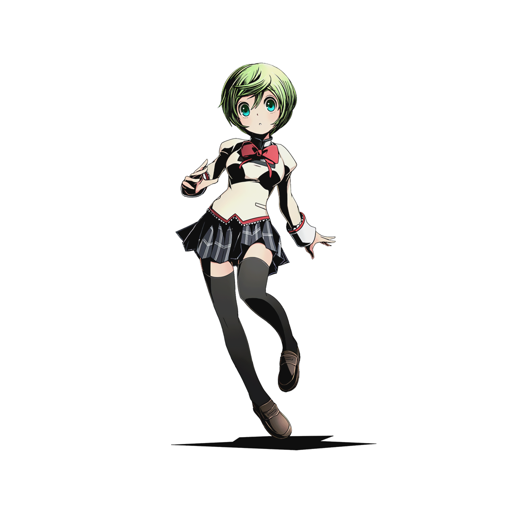 1girl, aqua_eyes, black_legwear, black_skirt, bow, bowtie, breasts, cosplay