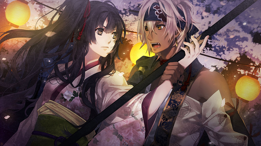 brown_eyes, brown_hair, kayo_(ken_ga_kimi), kei_(ken_ga_kimi), ken_ga_kimi, white_hair, yomi_(mangaka)