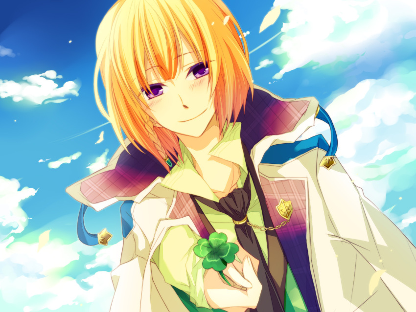 lucia_(moujuutsukai_to_ouji-sama), moujuutsukai_to_ouji-sama, orange_hair, tadano_kuma, violet_eyes