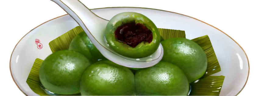 artist_request, bean_paste, bite_mark, close-up, commentary_request, food, no_humans, original