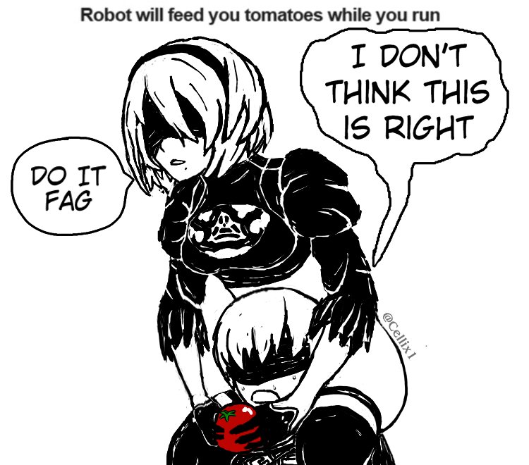 black_hairband, black_legwear, cellix, feather-trimmed_sleeves, gloves, hairband, juliet_sleeves, nier_(series), nier_automata, photo_reference, short_hair, skindentation, thigh-highs, white_hair, yorha_no._2_type_b, yorha_no._9_type_s