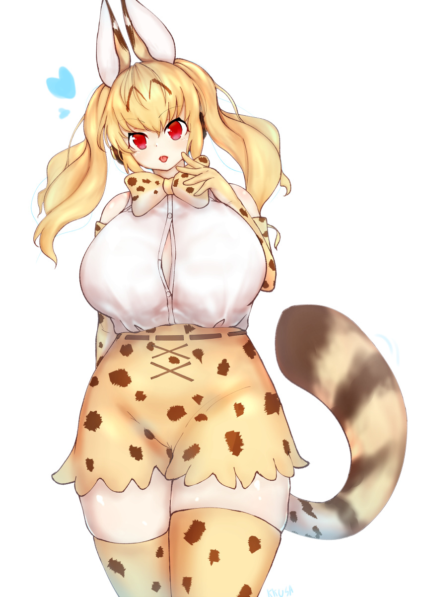1girl, :p, absurdres, animal_ears, blonde_hair, blush, bow, bowtie