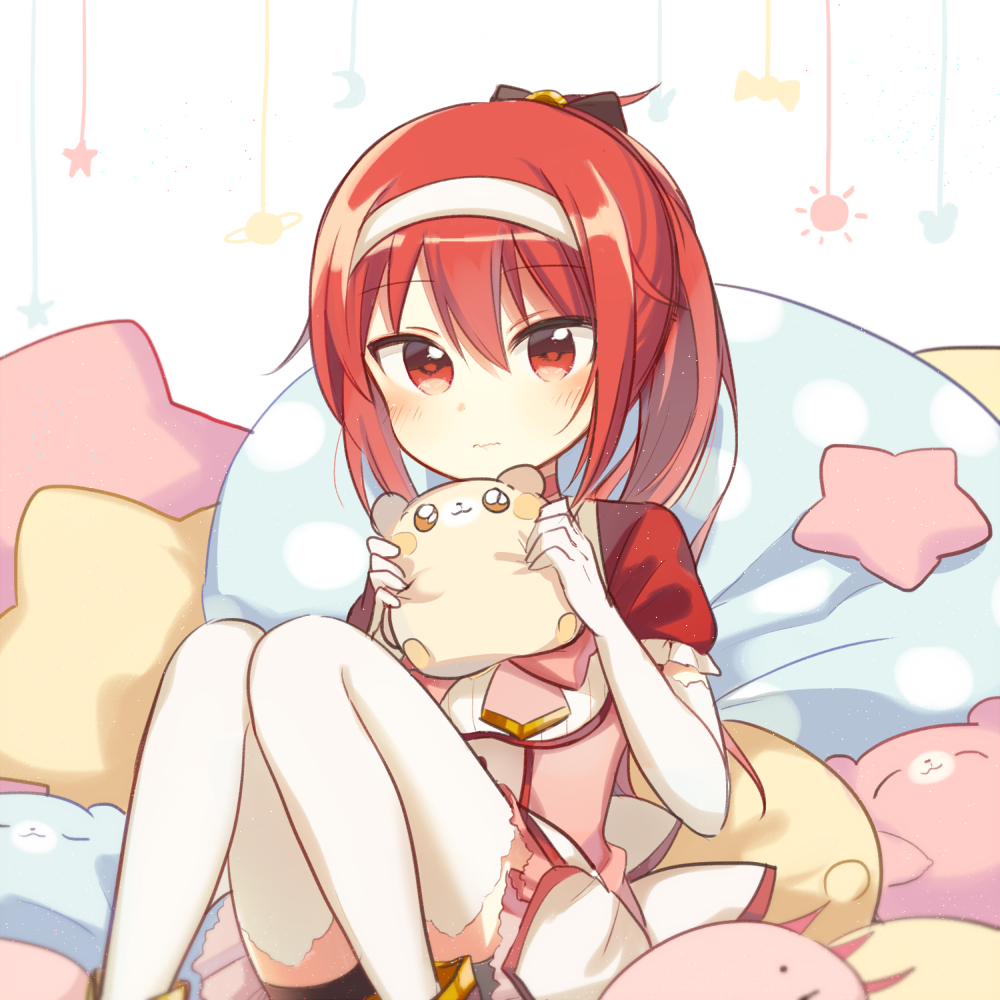 1girl, 3:, bangs, blush, boyano, candy, closed_mouth, elbow_gloves