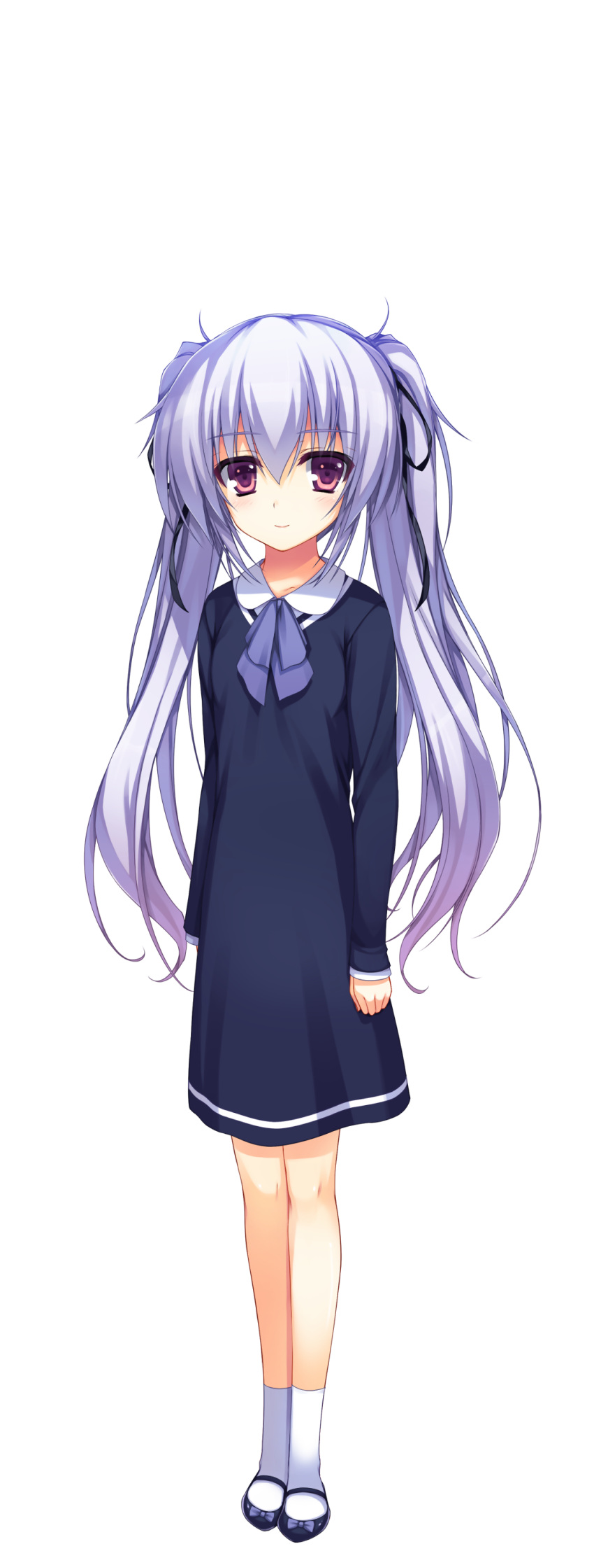 1girl, absurdres, bangs, dress, eyebrows_visible_through_hair, full_body, highres, lavender_hair