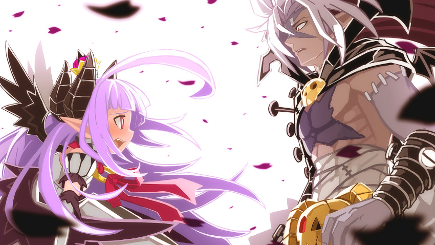 absurdres, ahoge, blush, crown, game_cg, glowing, glowing_eyes, highres