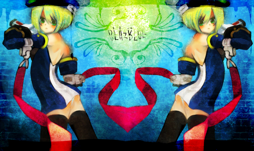 akira_kichi, ayakichi, bad_id, beret, blazblue, blonde_hair, hat, noel_vermillion