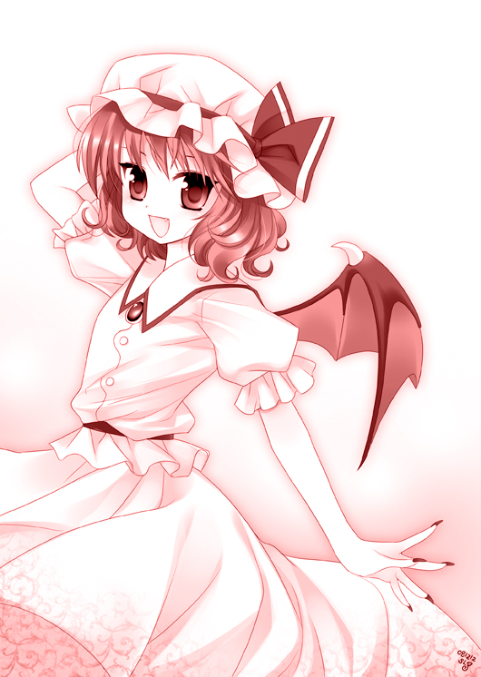 bat_wings, hat, remilia_scarlet, slp, touhou, wings