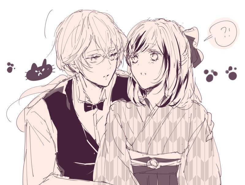 ayazuki_mei, green_eyes, green_hair, hishida_shunsou, koyuri, meiji_tokyo_renka