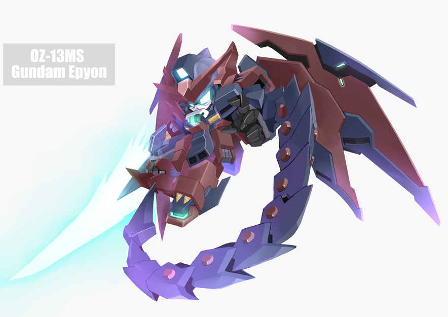beam_saber, character_name, chibi, energy_sword, english, glowing, glowing_eyes, green_eyes
