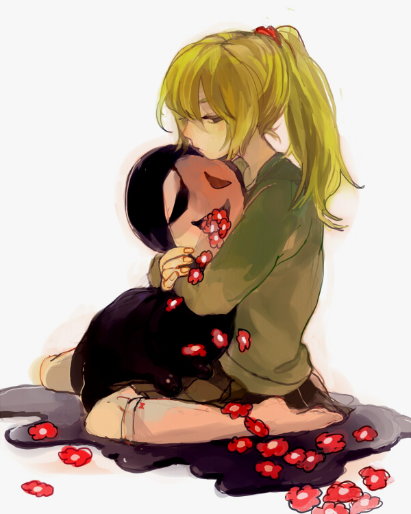 1girl, minahamu, poniko, solo, uboa, yume_nikki