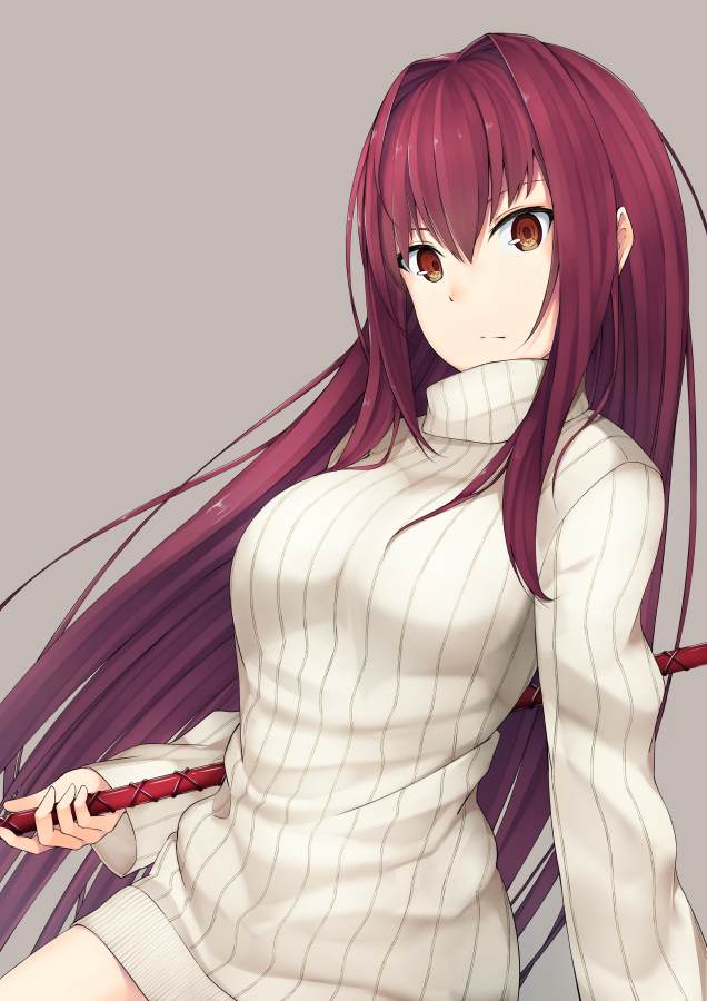 1girl, bangs, breasts, brown_background, brown_eyes, closed_mouth, fate/grand_order, fate_(series)