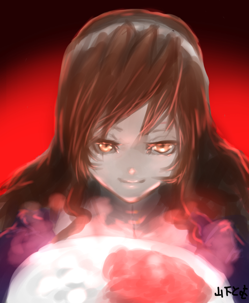 1girl, ashigara_(kantai_collection), brown_eyes, brown_hair, catchphrase, colored_eyelashes, curry, curry_rice