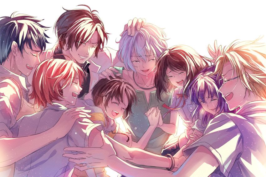 asanami_kou, asanami_shou, brown_eyes, brown_hair, cat_princess, kaga_haru, kinose_kazuki, natsuzora_no_monologue