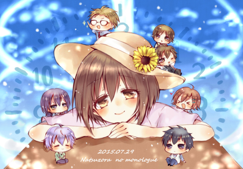 brown_eyes, brown_hair, natsuzora_no_monologue, nnk, ogawa_aoi