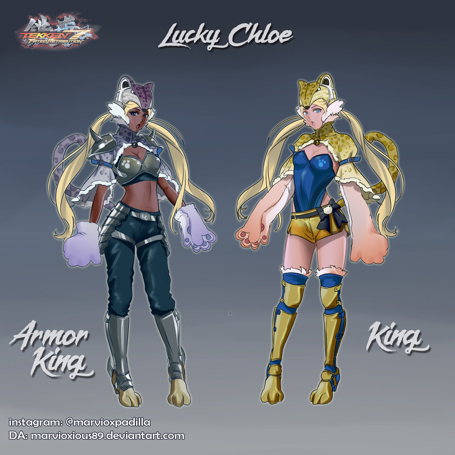 2girls, animal_hood, armor_king, armor_king_(cosplay), blue_eyes, breasts, cleavage, cosplay