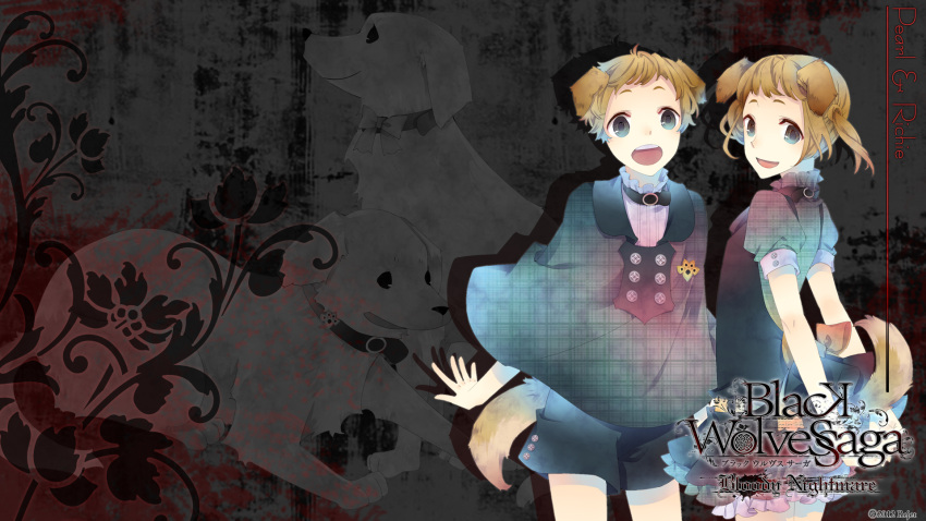 black_wolves_saga, blonde_hair, green_eyes, kuroyuki, pearl_(black_wolves_saga), ricchie