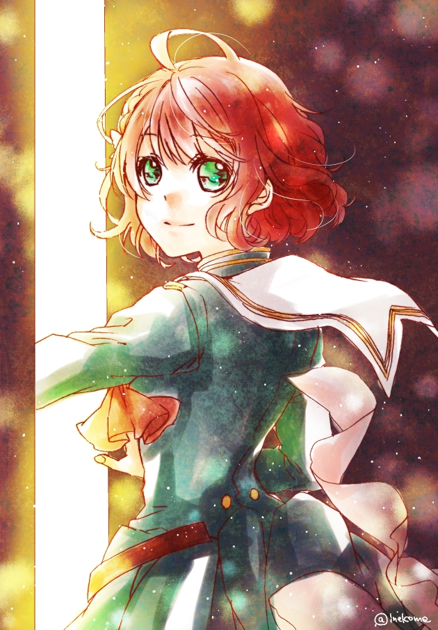 green_eyes, harukanaru_toki_no_naka_de_6, inekome, redhead, takatsuka_azusa