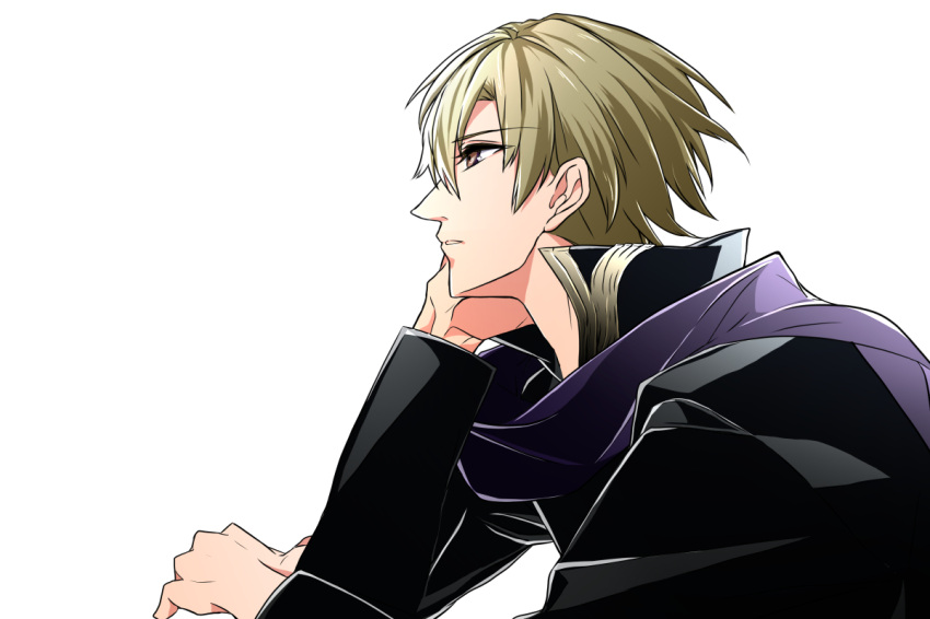 1boy, blonde_hair, brown_eyes, cape, fire_emblem, fire_emblem:_fuuin_no_tsurugi, male_focus, perceval, portrait, simple_background, solo, white_background