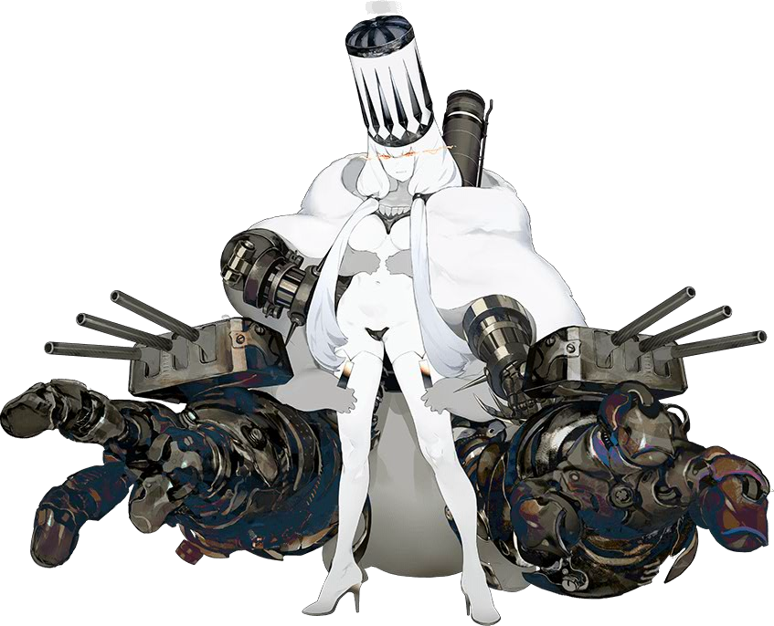 1girl, akira_(kadokawa), boots, capelet, hat, kantai_collection, long_hair, machinery