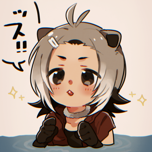 1girl, :3, ahoge, american_beaver_(kemono_friends), animal_ears, antenna_hair, bangs_pinned_back, beaver_ears