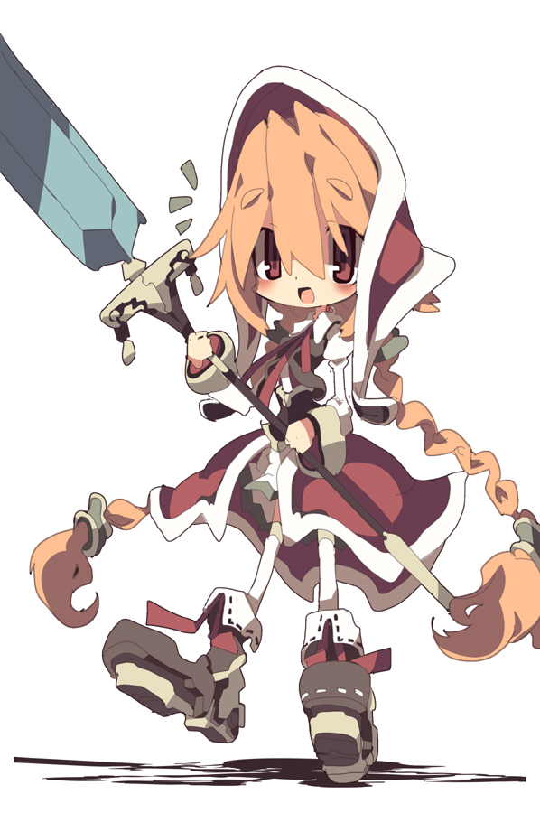 1girl, blush, bonnet, boots, braid, coat, cordelia_(saga), dango_mushi