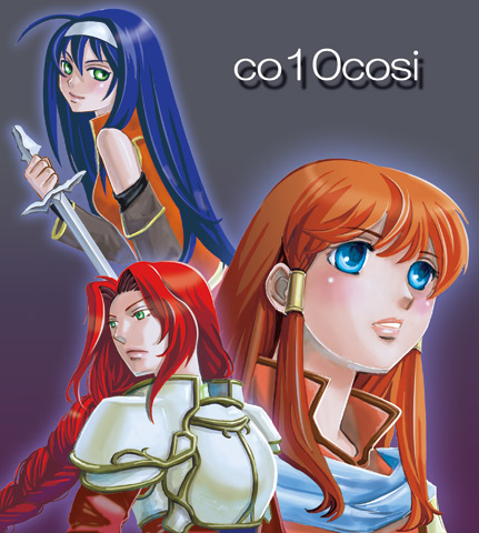 aozora_kyuuji, blue_hair, brown_hair, fire_emblem, fire_emblem:_akatsuki_no_megami, fire_emblem:_souen_no_kiseki, fire_emblem_path_of_radiance, fire_emblem_radiant_dawn