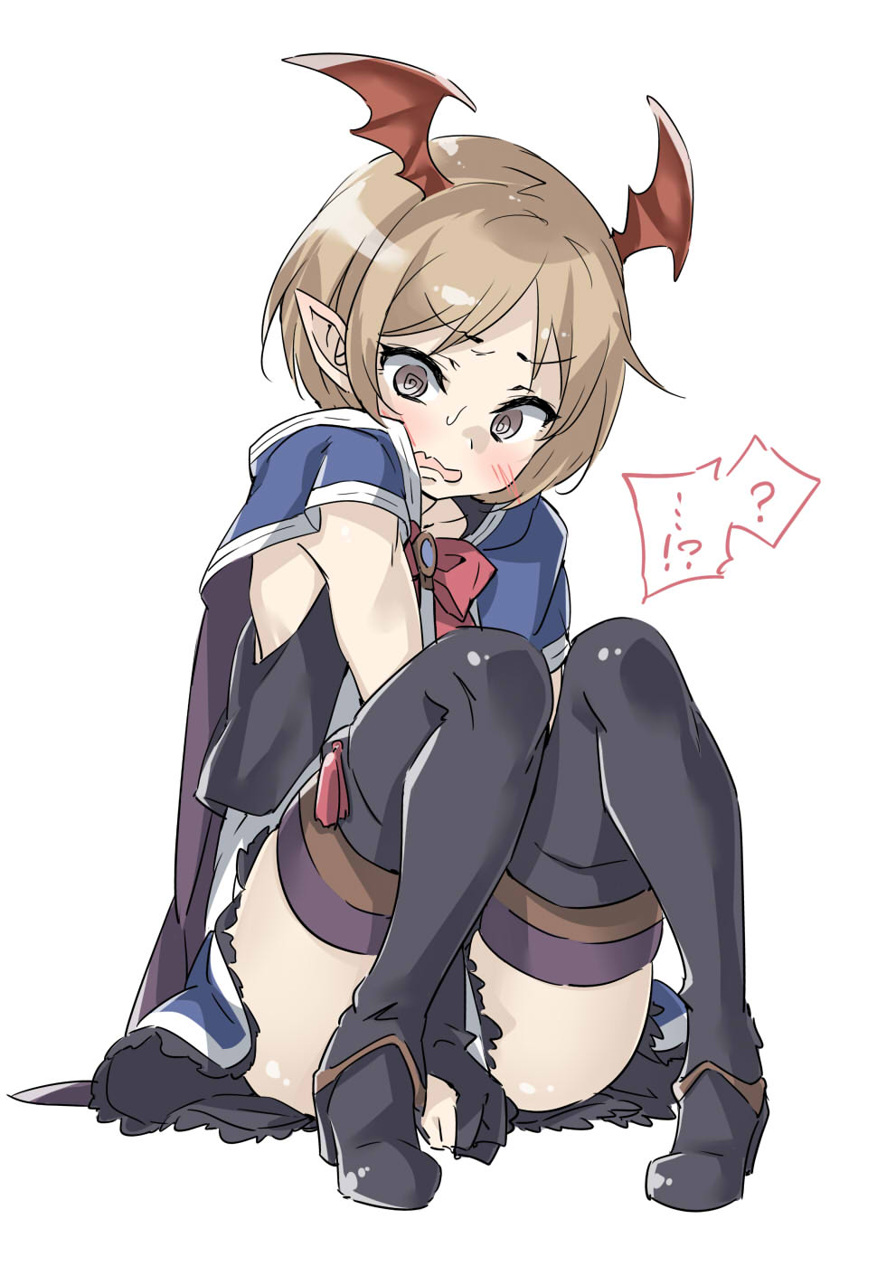 1boy, @_@, alternate_costume, blonde_hair, blush, brown_eyes, cagliostro_(granblue_fantasy), cagliostro_(granblue_fantasy)_(cosplay)