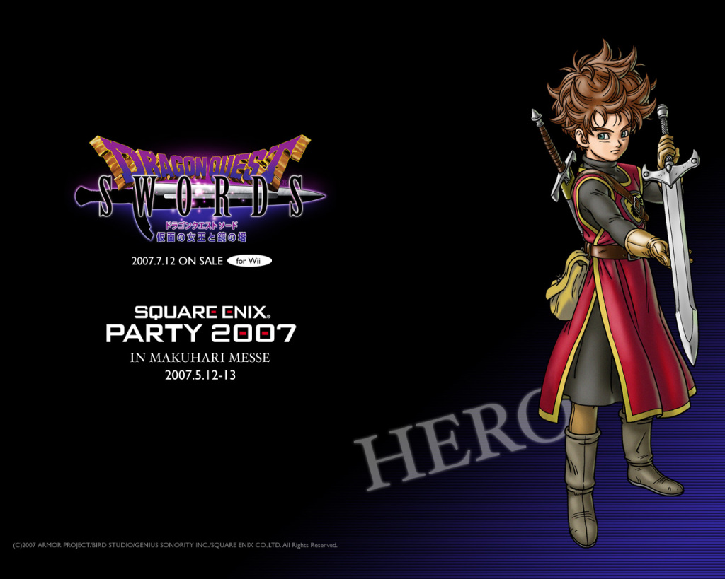 dragon_quest_swords, hero_(dq_swords), sword, toriyama_akira, wallpaper, weapon