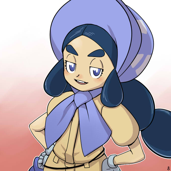 >:d, 1girl, :d, black_hair, blush, bonnet, bright_pupils, dark_skin