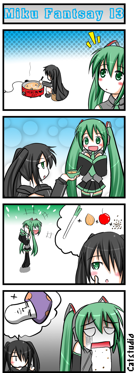 abe_takakazu, abe_takakazu_(cameo), black_rock_shooter, black_rock_shooter_(character), cameo, catstudio_(artist), comic, hatsune_miku