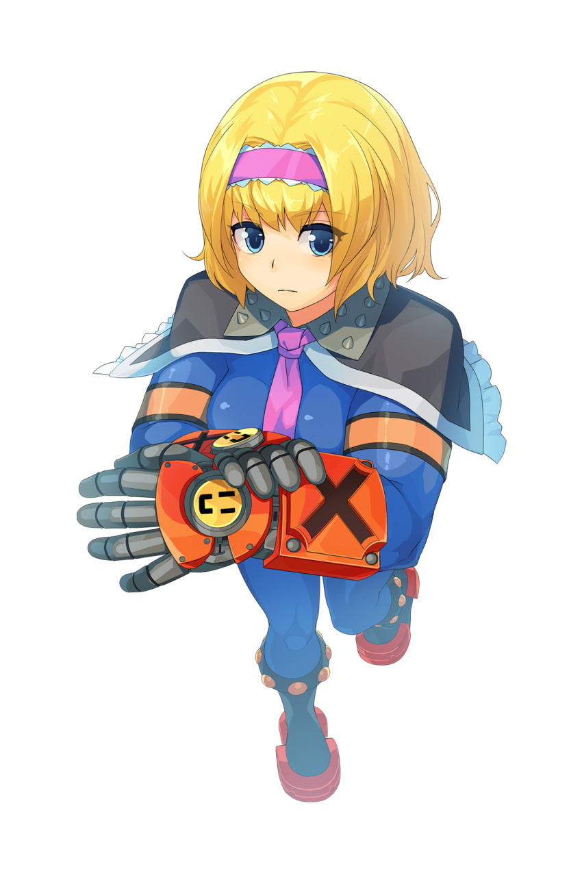 1girl, alice_margatroid, bangs, blonde_hair, blue_eyes, boots, breasts, capelet