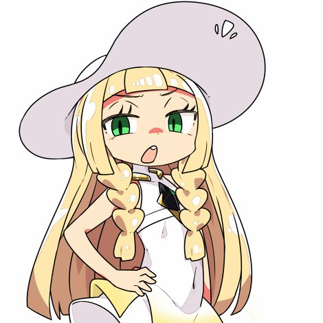 1girl, bangs, bare_shoulders, blonde_hair, blunt_bangs, braid, cosplay, covered_navel