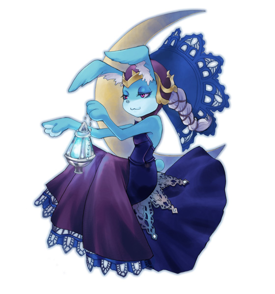 crown, dress, odette, odin_sphere, pooka, rabbit, yukitsuki_hisa
