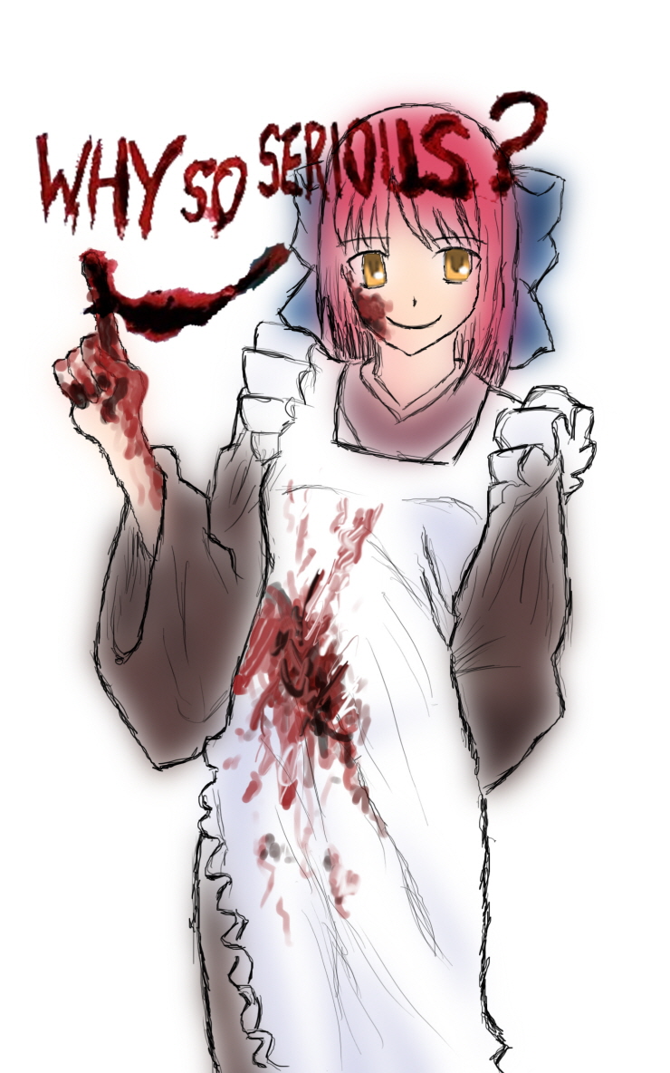 blood, dc_comics, kohaku, melty_blood, parody, tagme, the_joker, tsukihime