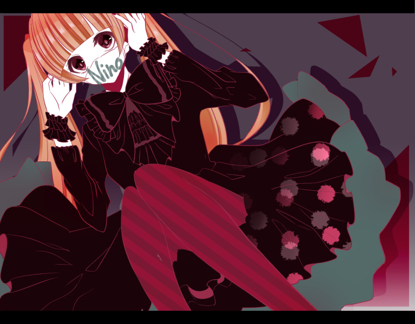 1girl, arisugawa_nino, artist_request, commentary_request, face_mask, fukumenkei_noise, gothic_lolita, lolita_fashion