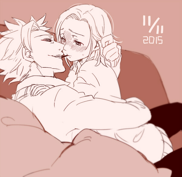 1boy, 1girl, 2015, ban_(nanatsu_no_taizai), blush, couple, dated, elaine